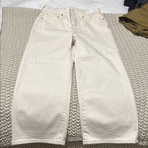 NWT J.Crew slim wide leg denim petite